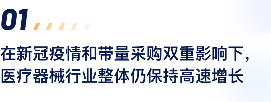 在新冠疫情和带量采购双重影响下，，，，，，医疗器械行业整体仍坚持高速增添.png